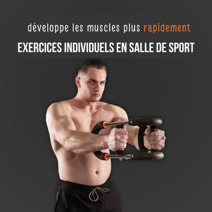 PowerFlex Pro™ — Barre de musculation ajustable pour développer bras, poitrine et haut du corps